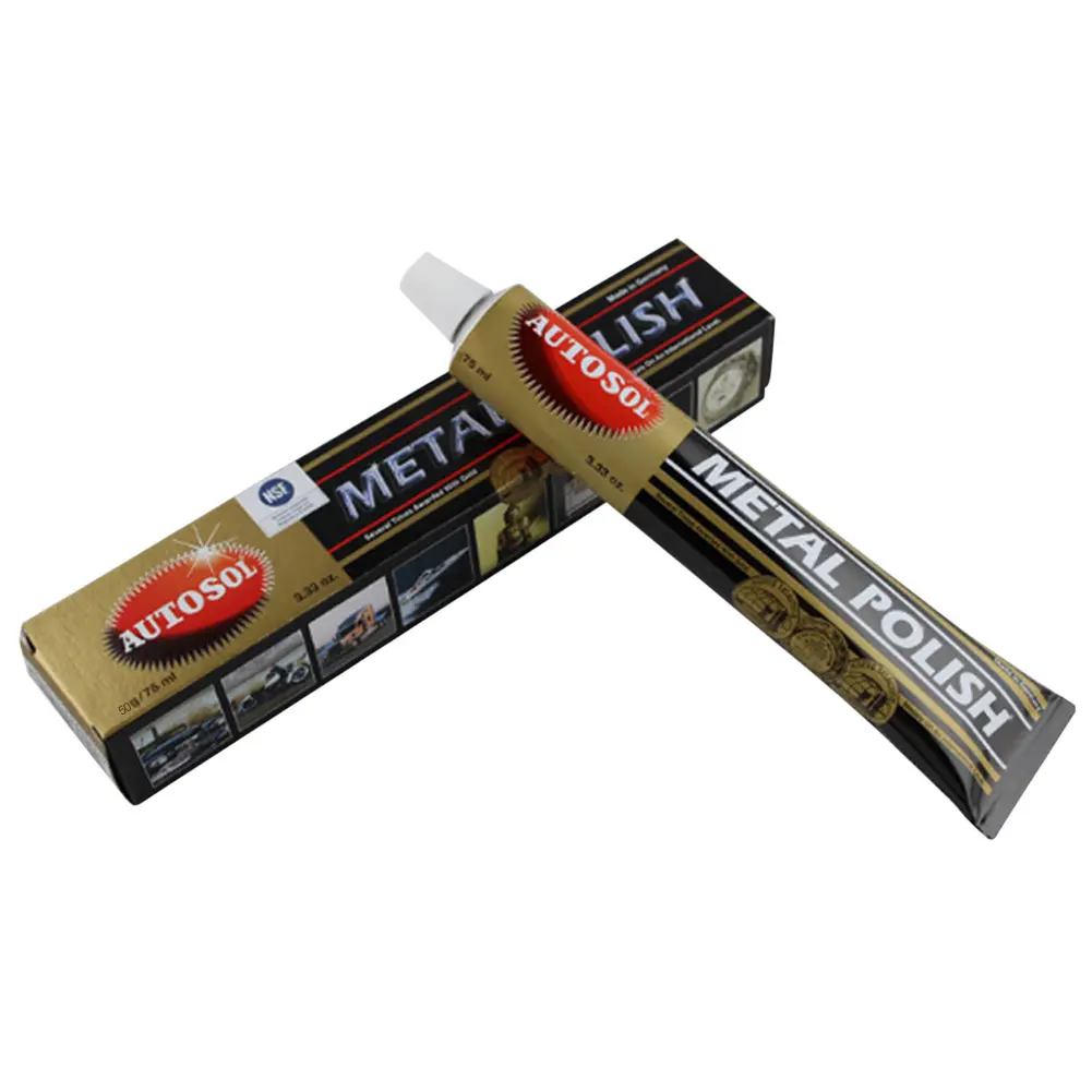 50/100g Metal Polishing Paste Multi-function Metal Polish Solve Paste Brightening for Aluminum Stainless Steel Chrome and More