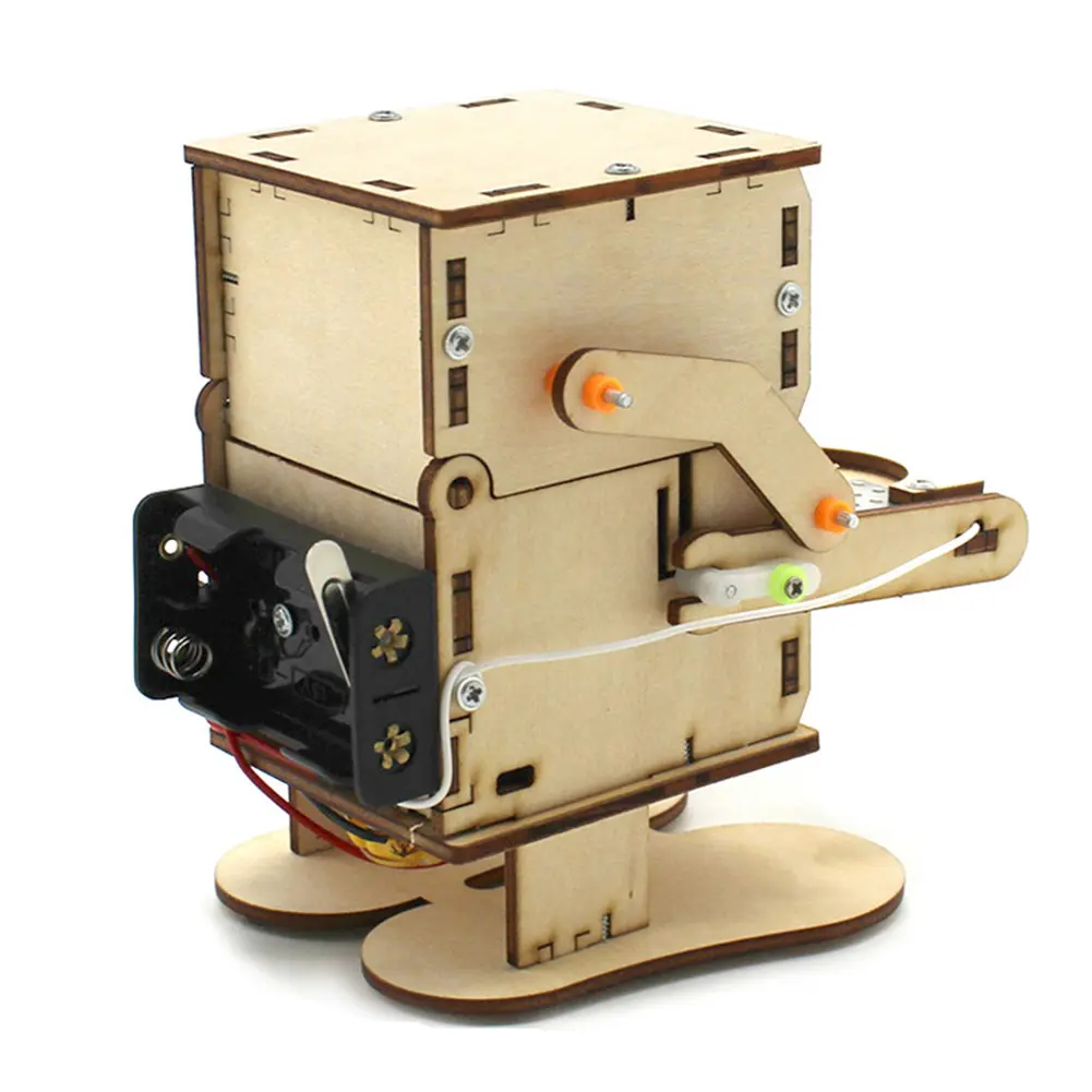 Robot Eating Coin DIY Model Teaching Learning STEM Project for Students Kids Learning Laboratory Toys Children DIY Assemble