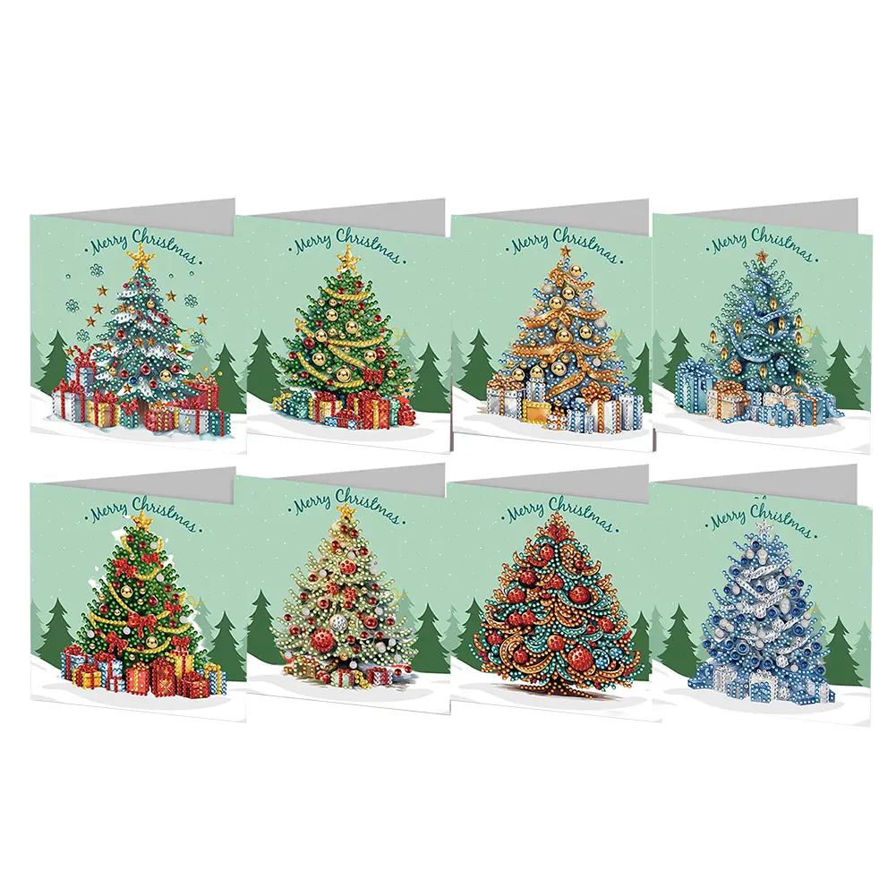 Diamond Art Cards Handmade Diamond Painting Gift Card Diamond Painting Christmas Cards Arts Crafts for Birthday Thanksgiving Day