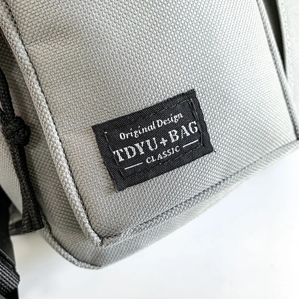 Unisex Oxford Cloth Casual Vest Utility Chest Bag Hip-Hop Zipper Vest Waist Bags