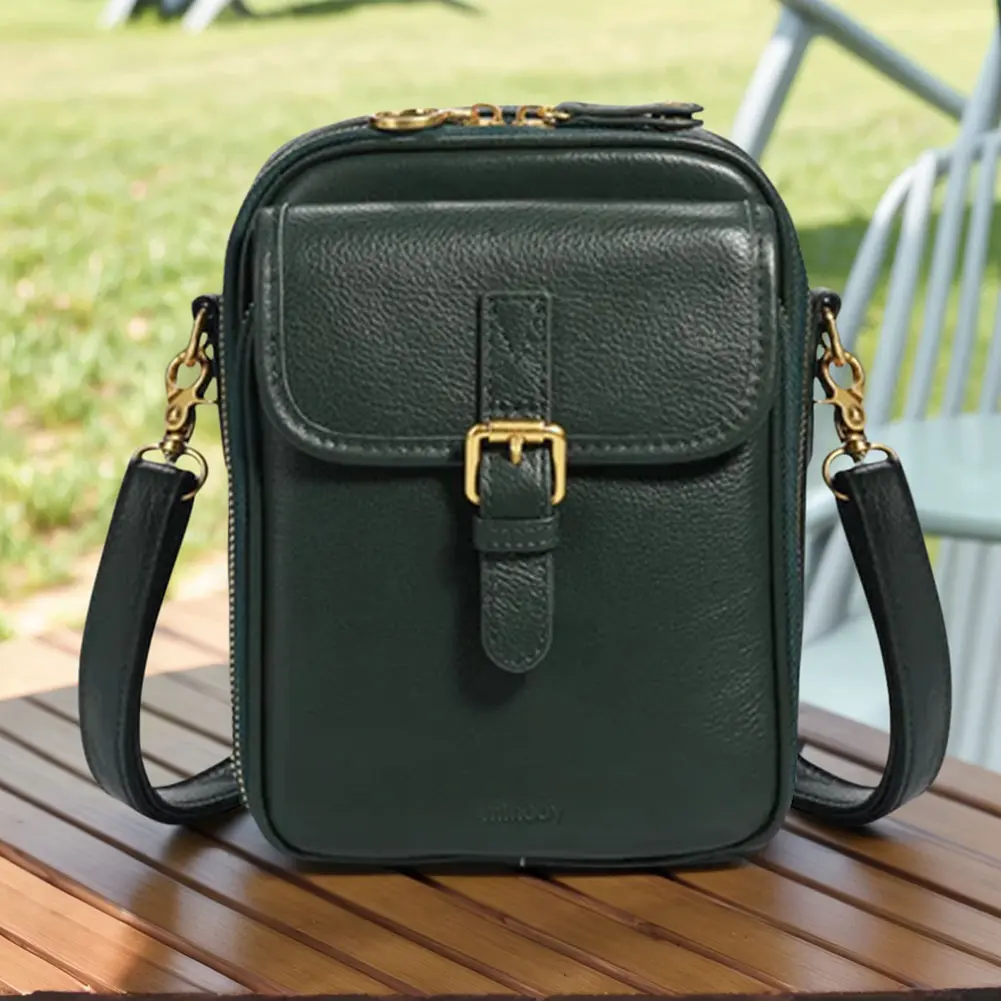 Women Small Crossbody Cell Phone Bag Card Slot Zipper Crossbody Wallet PU Lightweight Fashion Shoulder Bag With Adjustable Strap