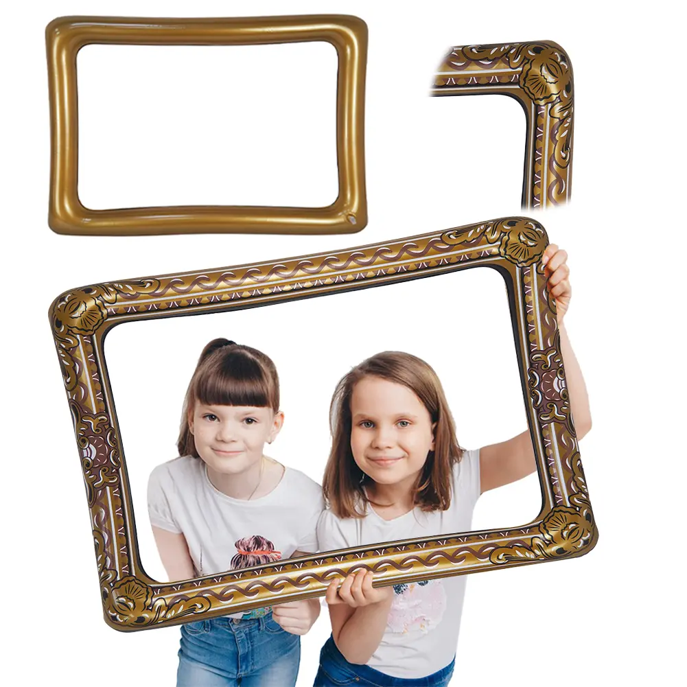 Inflatable Photo Frame Beautiful Photo Booth Props Chic Photo Props for Wedding Birthday Party Supplies