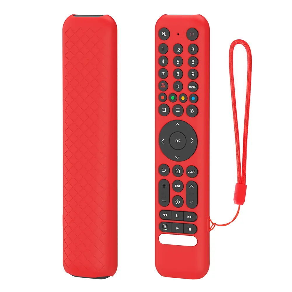 Silicone Remote Case for TCL RC716/RC833 GUB1 Remote Protective Case Anti-Slip Remote Cover Shockproof Silicone Sleeve Anti-Drop