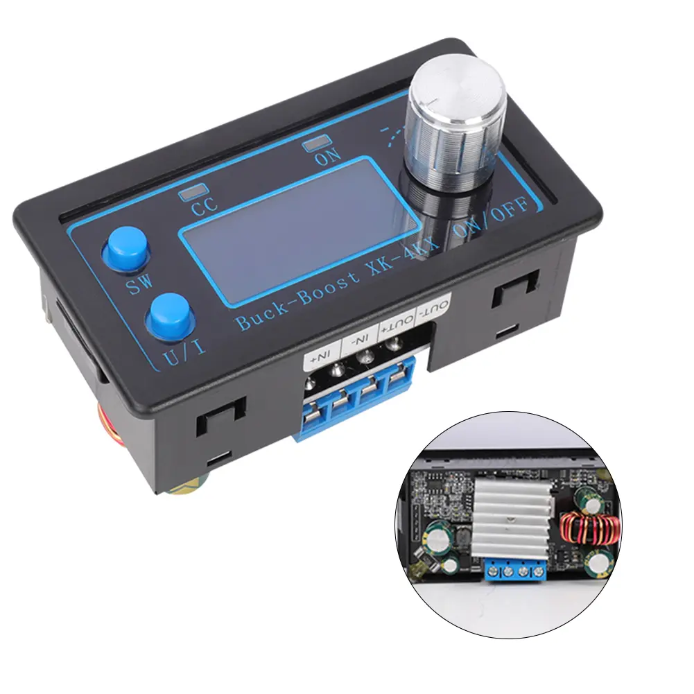 DC DC Buck Boost Converter Power Module CC CV 0.5-30V 35-50W 4A Variable Voltage Regulator DIY Solar Battery Charging Module