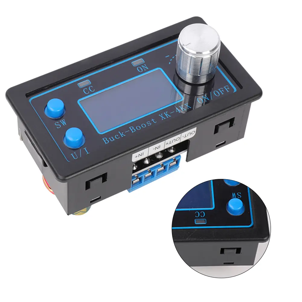 DC DC Buck Boost Converter Power Module CC CV 0.5-30V 35-50W 4A Variable Voltage Regulator DIY Solar Battery Charging Module