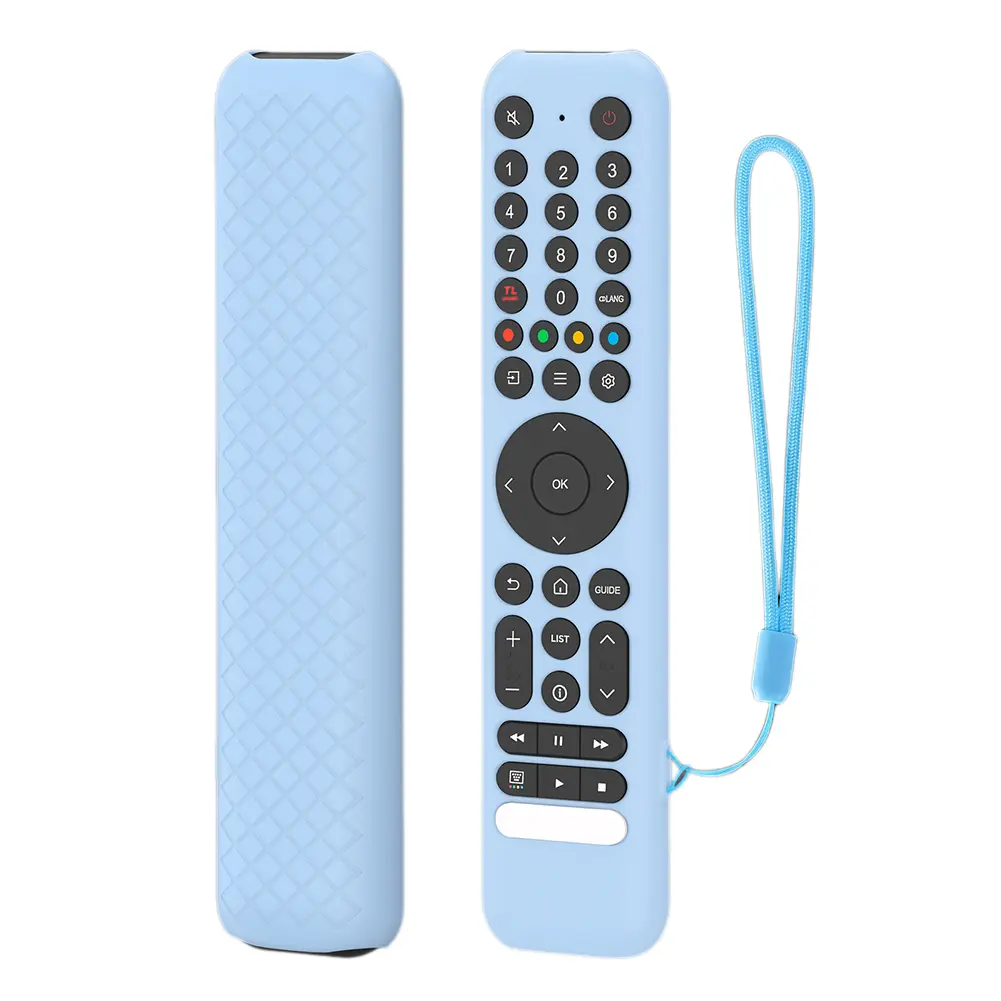 Silicone Remote Case for TCL RC716/RC833 GUB1 Remote Protective Case Anti-Slip Remote Cover Shockproof Silicone Sleeve Anti-Drop