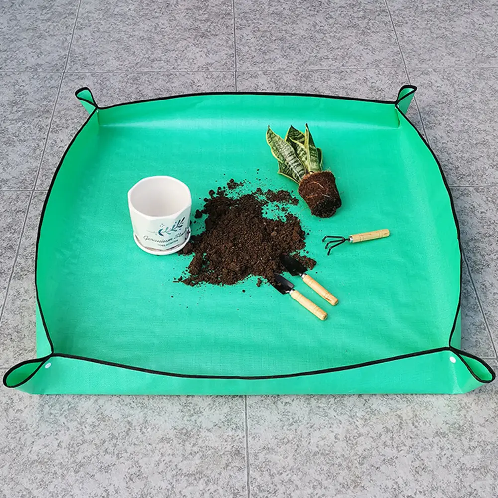 Foldable Houseplant Succulent Potting Mat Waterproof Plant Pot Mat for Indoor Portable Succulent Flowerpot Transplanting Tools