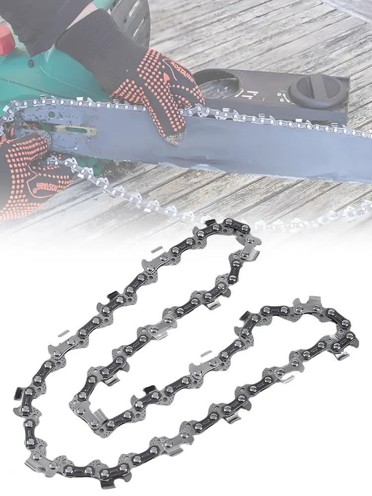 10 Inch Mini Steel Replacement Chainsaw Saw Chain 40 Drive Links Electric Chainsaw Chain Chainsaw Blades Electric Saw Accessory