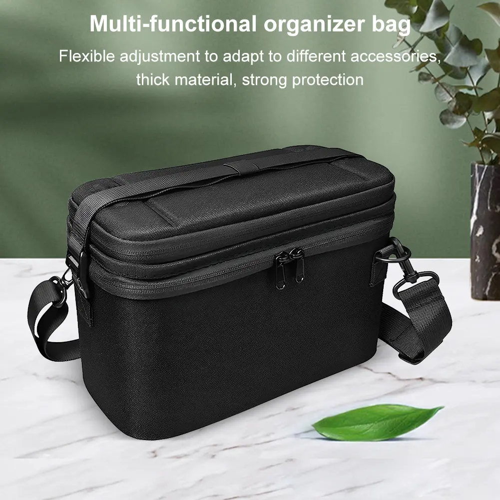 Portable Storage Bag Anti-Scratch Handheld Game Console Case 2 in 1 Protective Case for Switch 2 Console Base Power Adapter