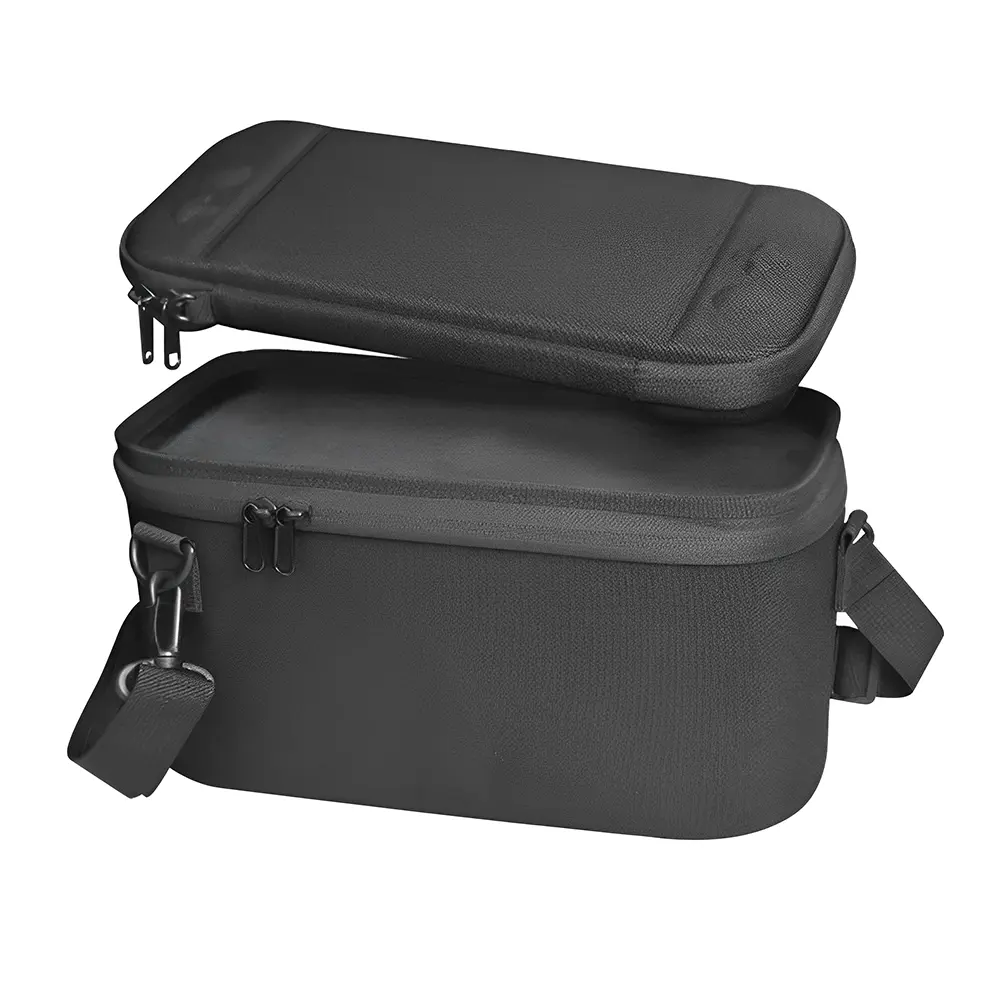 Portable Storage Bag Anti-Scratch Handheld Game Console Case 2 in 1 Protective Case for Switch 2 Console Base Power Adapter