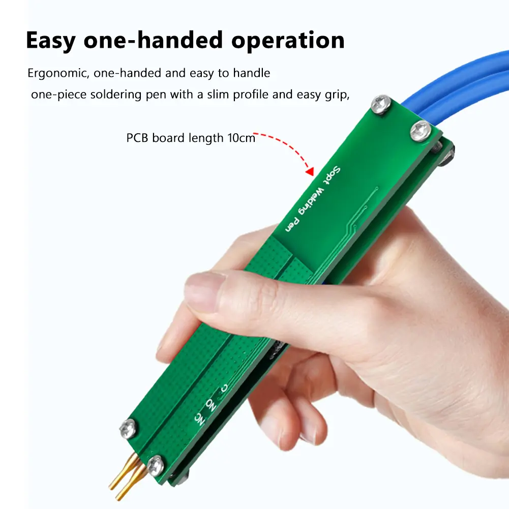 Copper Spot Welding Pen Handheld Welder Spot Welding Pin Adjustable Multifunctional DIY Solder Pin Antioxidant for 18650 Battery