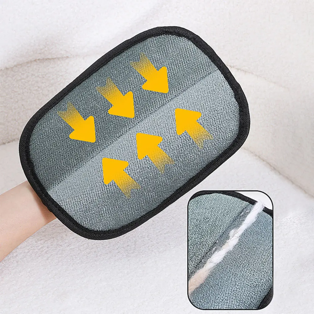Pet Grooming Gloves Pet Hair Remover Gloves for Dog Cat Rabbit with Long/Short/Curly Hair
