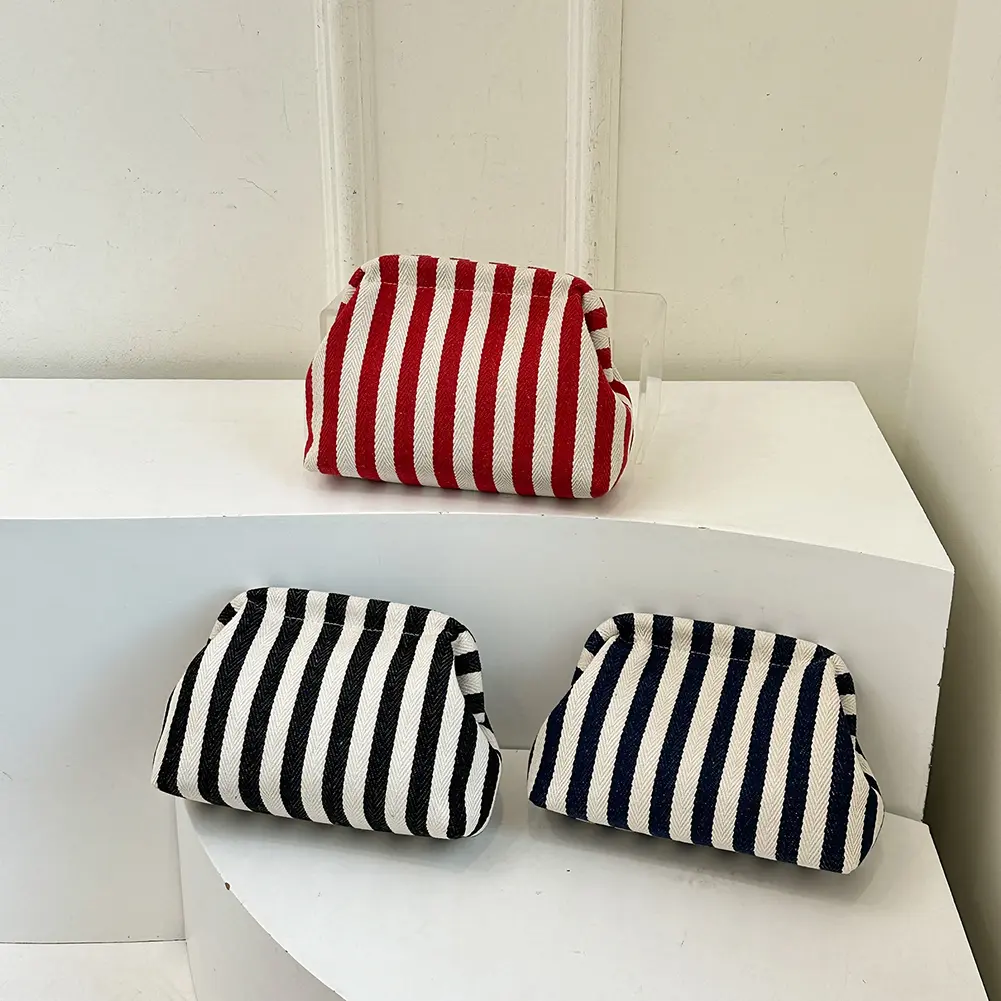 Summer Beach Clutch Bag for Women Colorblock Evening Handbag Dumpling Bag Hobo Bag for Travel Party Prom