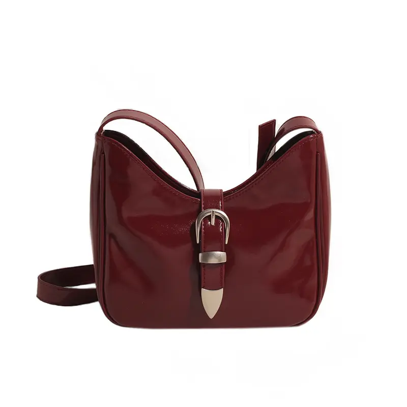 Shoulder Bag for Women with Adjustable Strap Crescent Bag Leather Crossbody Bag Satchel Purse for Work Travel