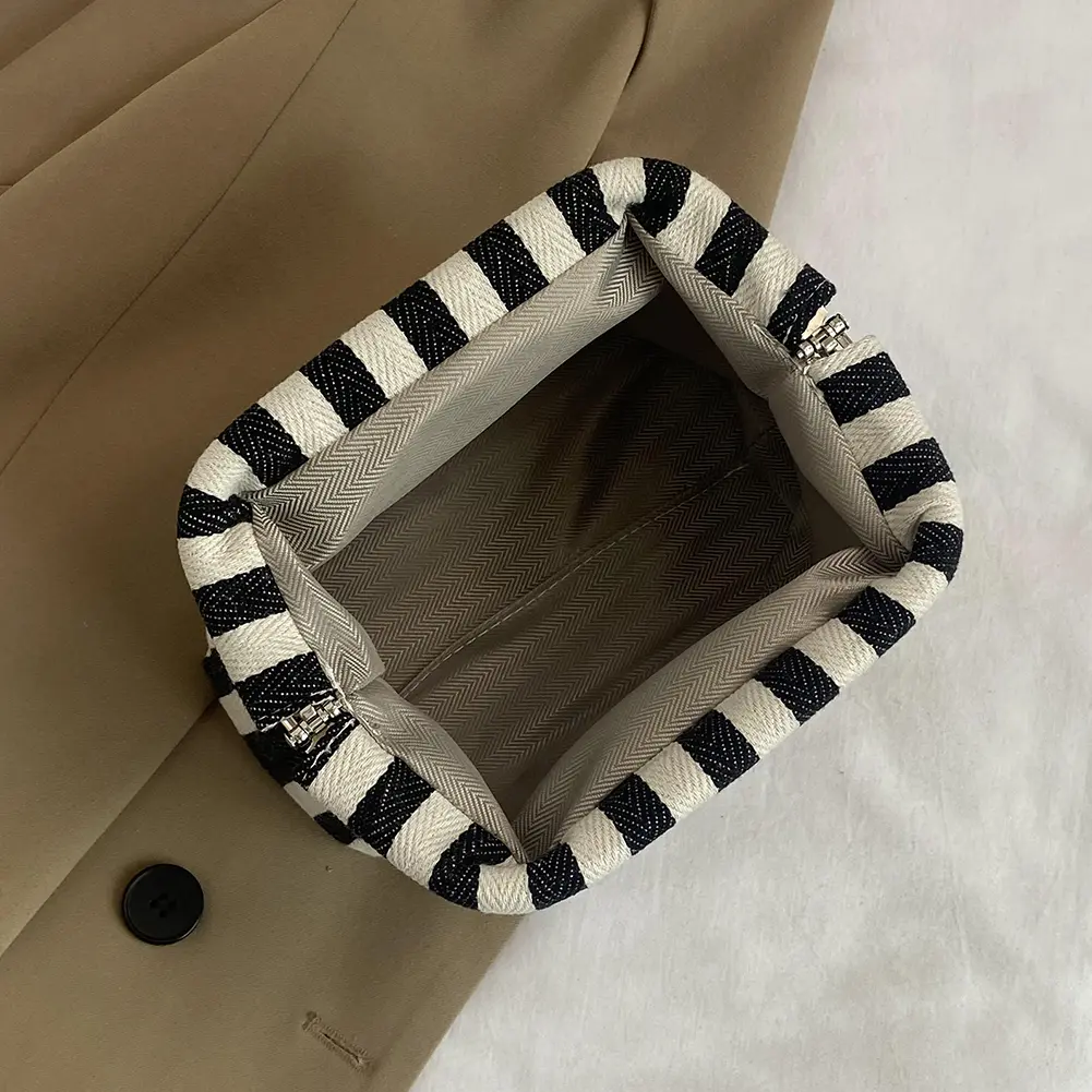 Summer Beach Clutch Bag for Women Colorblock Evening Handbag Dumpling Bag Hobo Bag for Travel Party Prom