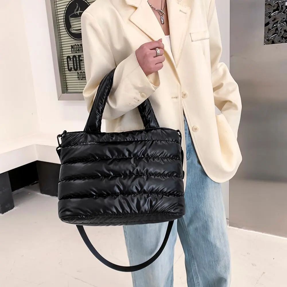 Fashion Women Thread Shoulder Crossbody Bag Leisure Ladies Large Messenger Bag Travel Shopping Handbag for Women
