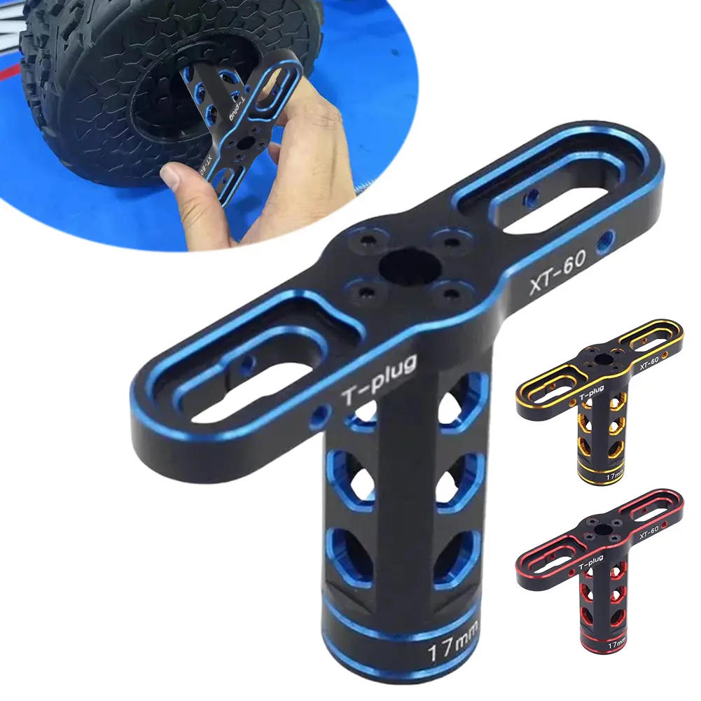 High Compatibility 17mm Metal Wheel Hex Nuts Sleeve Wrench for RC Cars Traxxas Axial Arrma Tamiya and More