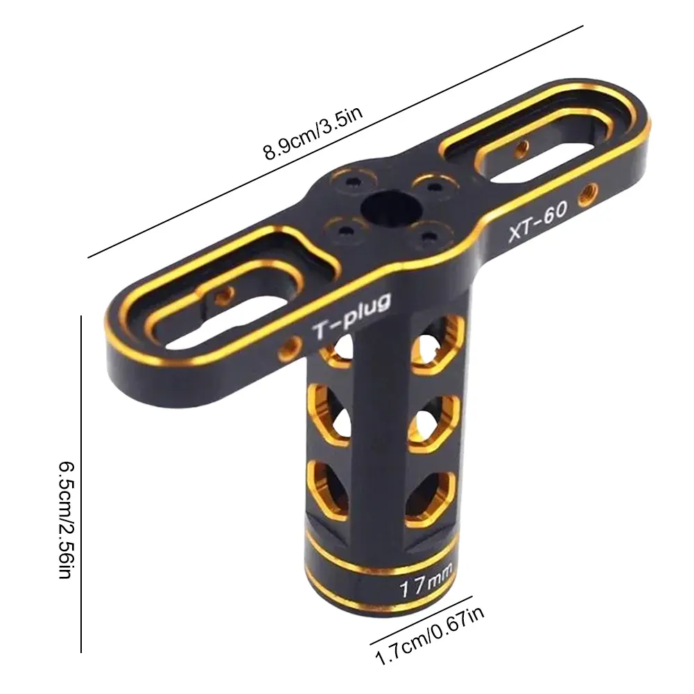 High Compatibility 17mm Metal Wheel Hex Nuts Sleeve Wrench for RC Cars Traxxas Axial Arrma Tamiya and More
