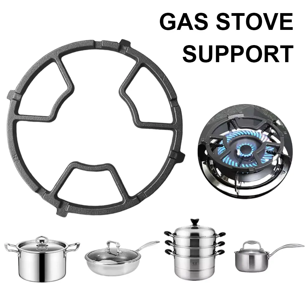 Cast Iron Wok Ring Non Slip Stove Wok Support Ring Cooktop Range Pan Frame Brackets for Gas Hob Pot Holder Cooker Wok Ring Stove