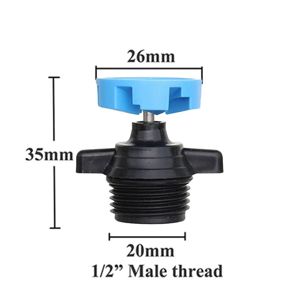 50/10pcs 360 ° Rotating Irrigation Nozzle 1/2 Inch Male Thread Watering Sprinkler Automatic Drip Irrigation Drippers For Garden