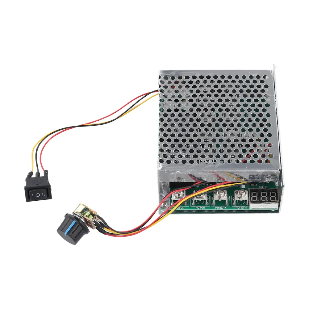 PWM DC Motor Speed Controller DC 10-55V Regulating Current DC Speed Controller 12V 24V 48V Forward/Reverse Electronic Components