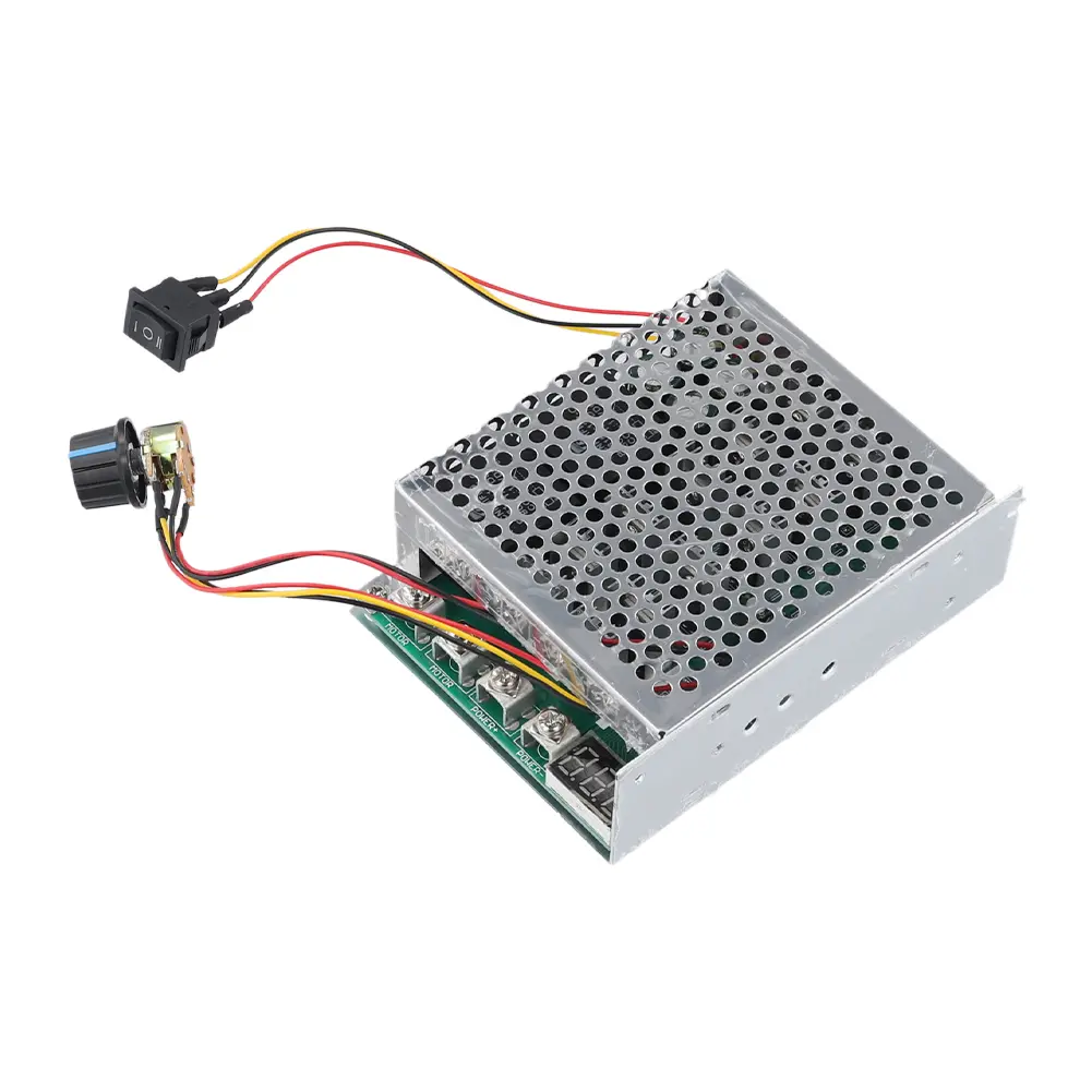 PWM DC Motor Speed Controller DC 10-55V Regulating Current DC Speed Controller 12V 24V 48V Forward/Reverse Electronic Components