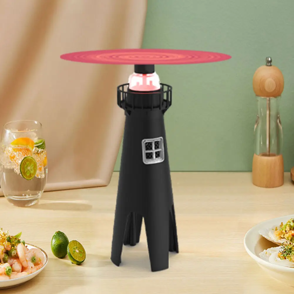Rechargeable Fly Repellent Fan 360° Rotation Anti Mosquito Fan Portable Outdoor Table Top Fan for Home Restaurant BBQ Picnic
