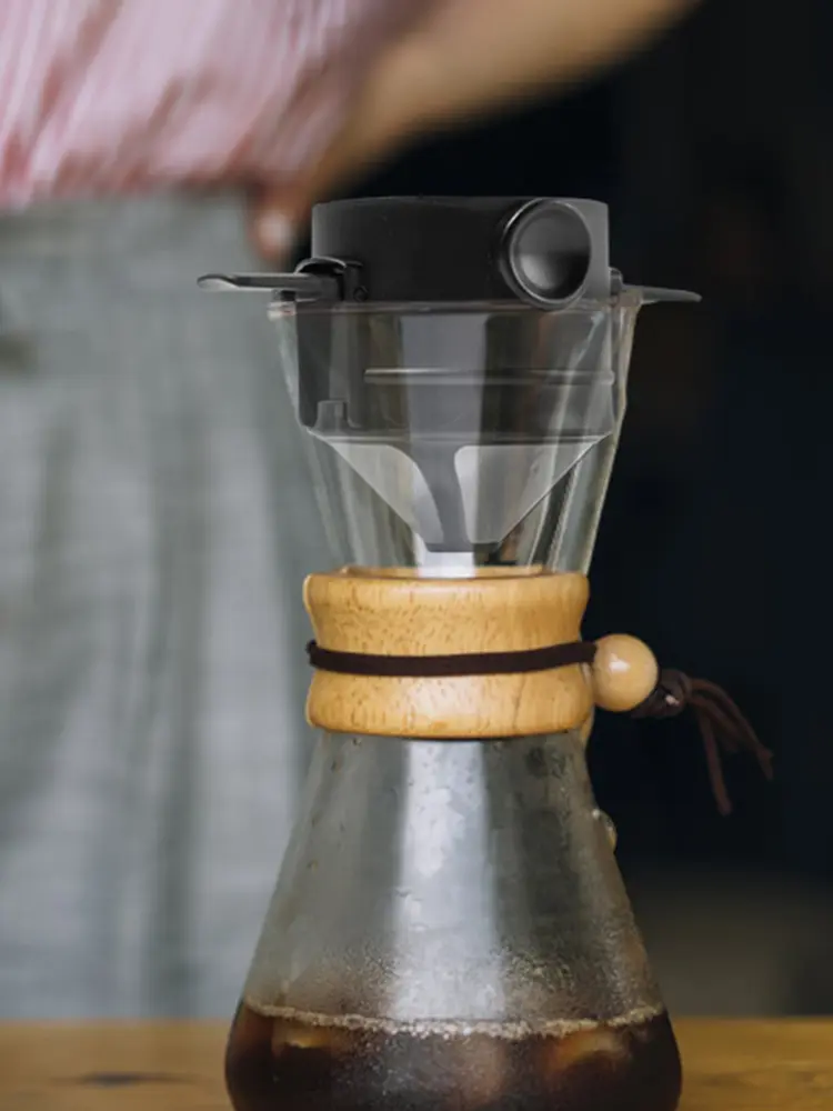 Paperless Travel Coffee Makers Pour Over Coffee Maker Easy To Clean Reusable Coffee Filter No Filter Paper for Drip Coffee & Tea
