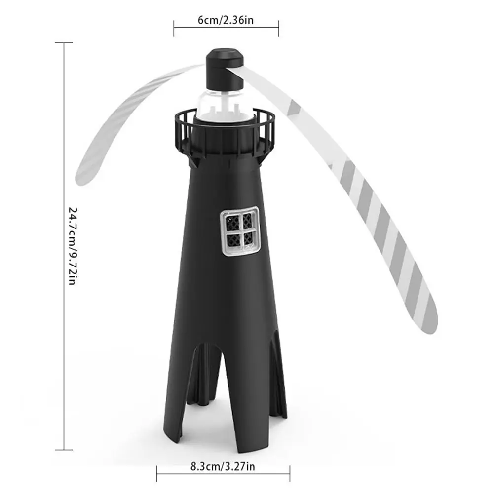 Rechargeable Fly Repellent Fan 360° Rotation Anti Mosquito Fan Portable Outdoor Table Top Fan for Home Restaurant BBQ Picnic