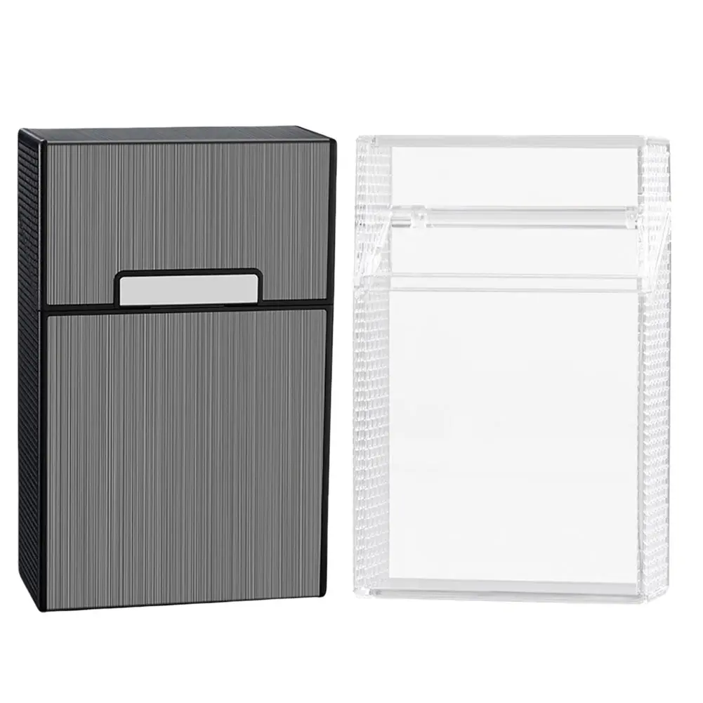 Cigarette Case Cigarette Holder Case Moisture-proof Magnetic Switch Cigarette Case Holds Up To 20 Cigarettes for Outdoor Travel