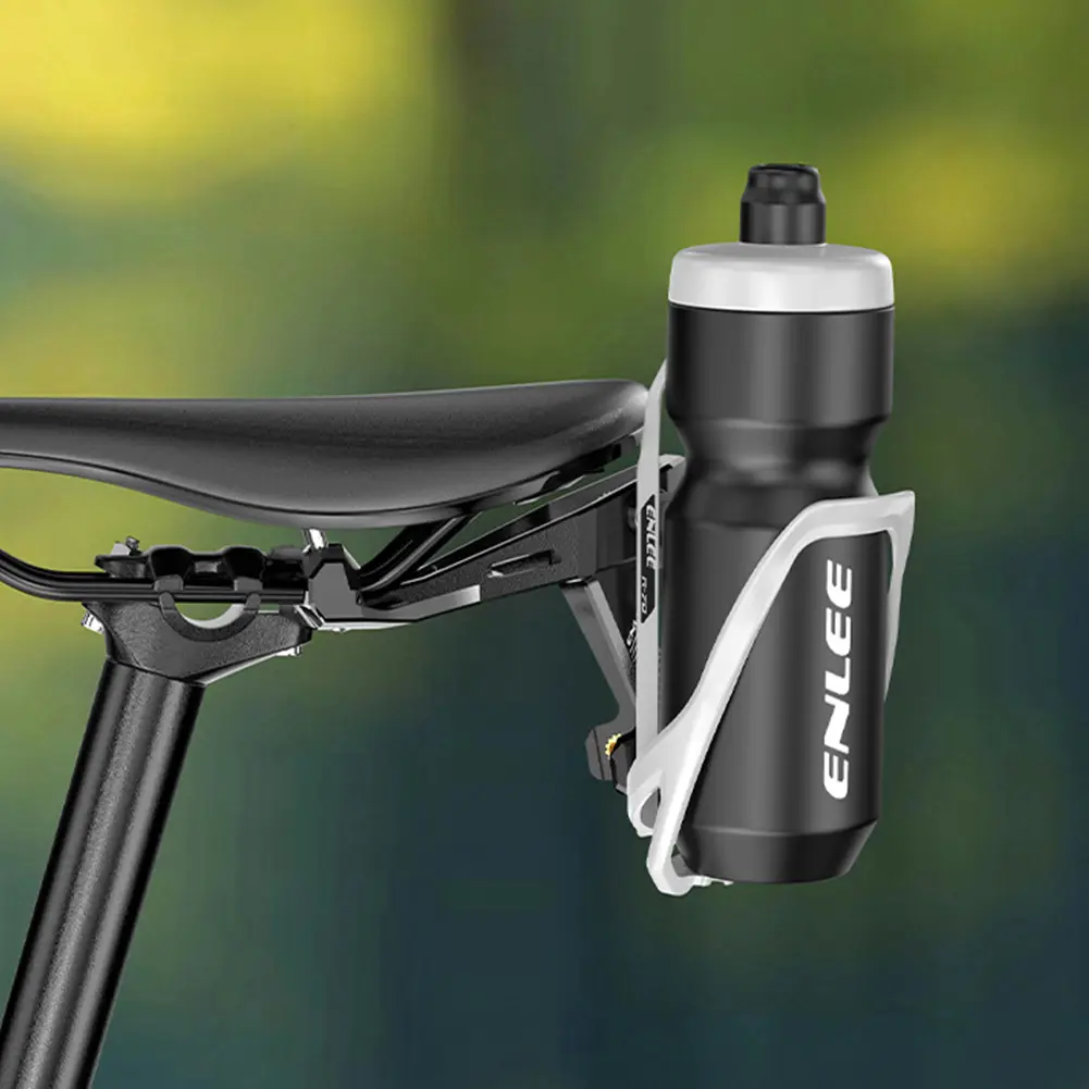 Bicycle Water Bottle Holder Adapter Lightweight Bicycle Saddle Bottle Cage Extension Holder Easy Installation Bike Accessories