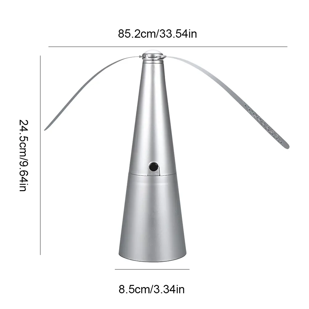 Fly Fans for Tables Battery Powered Fly Repellent Fan Table Top Fly Fan Fly Spinner for Picnic Party Restaurant Kitchen & BBQ