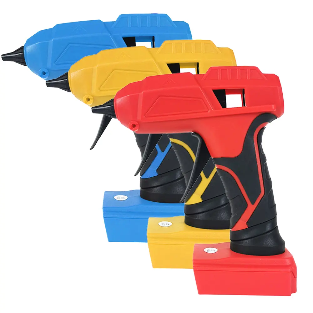 100W Cordless Hot Glue Gun with 5PCS Glue Sticks Full Size Hot Glue Gun Hot Melt Glue Gun for Arts Crafts DIY School Home Repair
