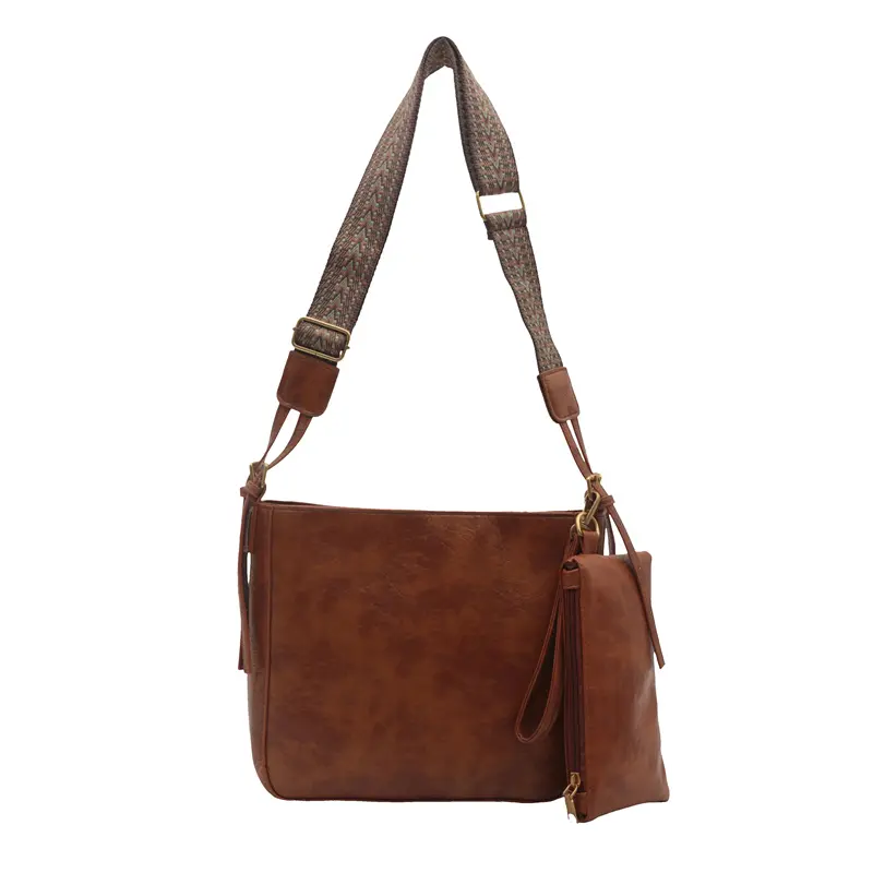 Shoulder Bag for Women Vegan Leather Hobo Purse with Adjustable Strap Handbag Solid Satchel Purse for Work Shopping