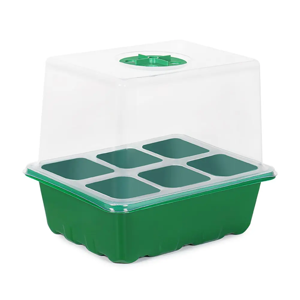 3/15pcs 6/12 Holes Seedling Starter Trays Gardens Flower Plant Seed Grows Box Gardening Nursery Seedling Pot for Hydroponics