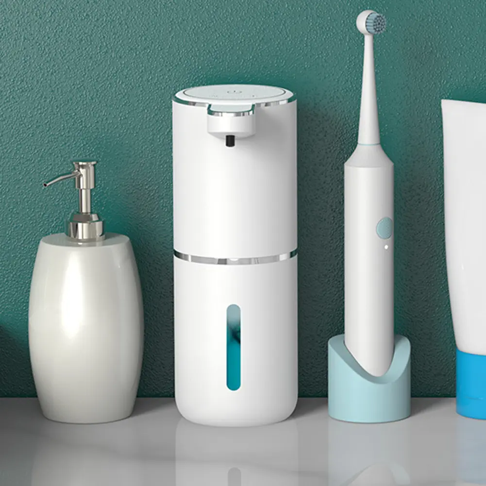 380ML Automatic Foam Soap Dispenser with 4-Level Adjustable Foam Smart Sensor Soap Dispenser Large Capacity for Bathroom Kitchen