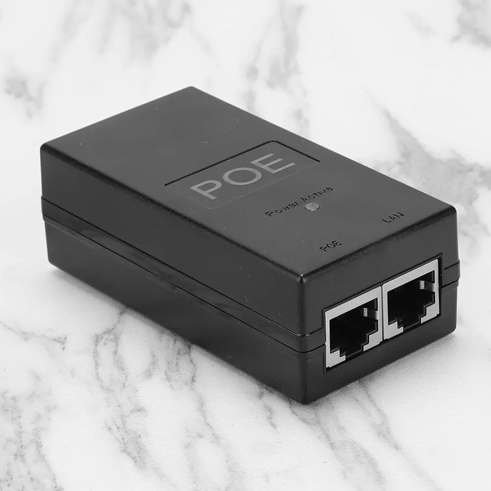 Desktop POE Injector POE adapter 10/100Mbps for IP POE Camera Wireless AP Power Supply EU/US/UK/AU Plug Optional