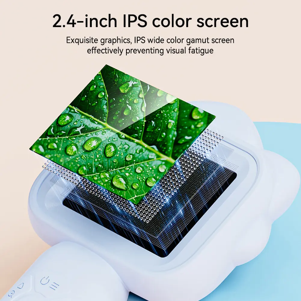 Handheld Magnifying Glass Camera 500x Magnification Mini Microscope 2.4inch IPS Screen Pocket Microscope Educational Gifts
