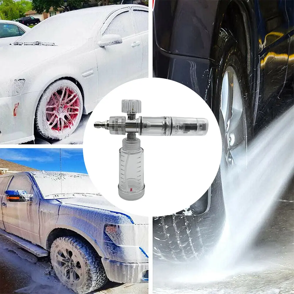 ​​Adjustable 35/100ml Original Liquid Foam Sprayer for Pressure Washer 1/4'' Quick-Connect Pressure Foam Cannon for Car Washing​
