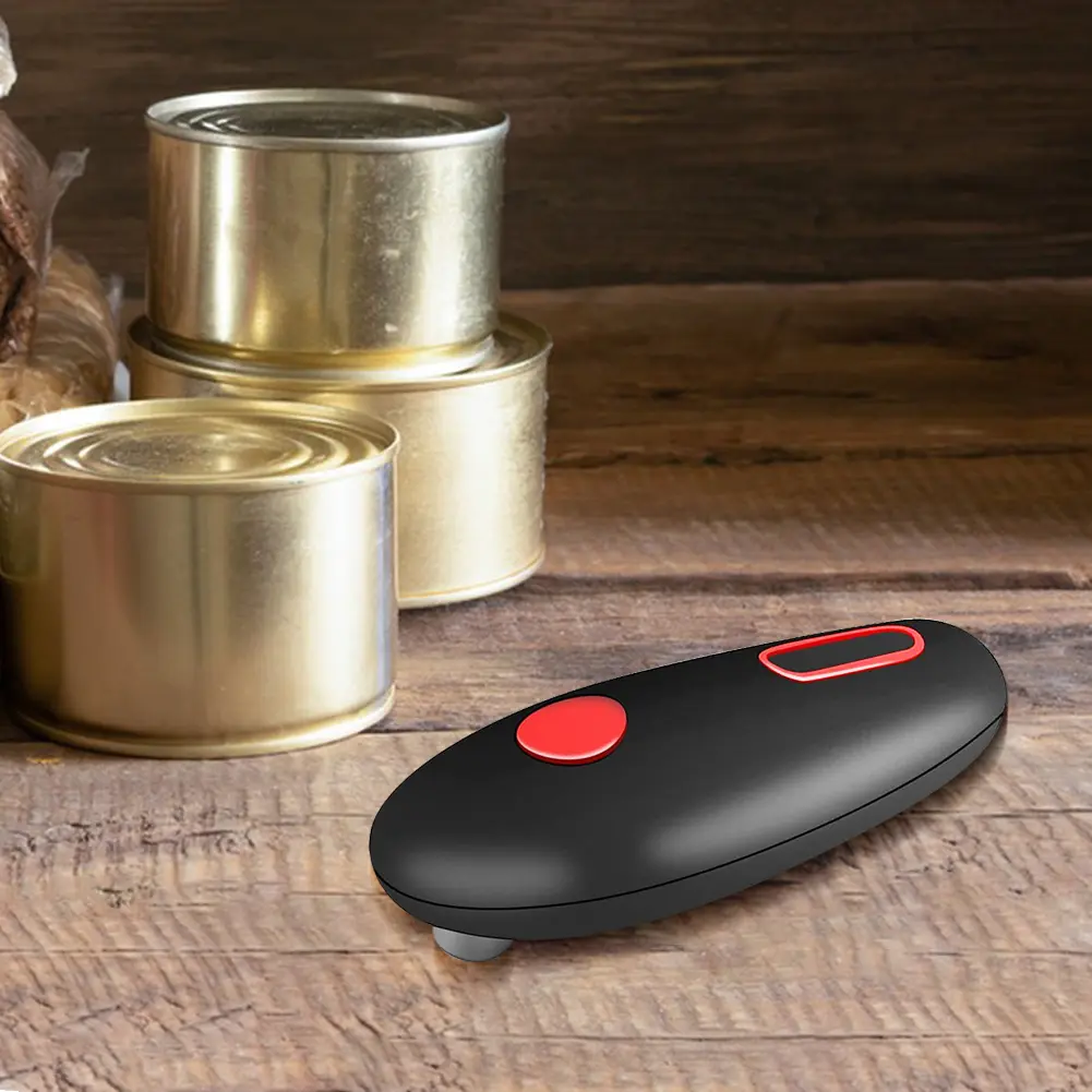 Electric Can Opener One Touch Automatic Can Opener with Smooth Edge Electric Bottle Opener for Almost All Sizes Can