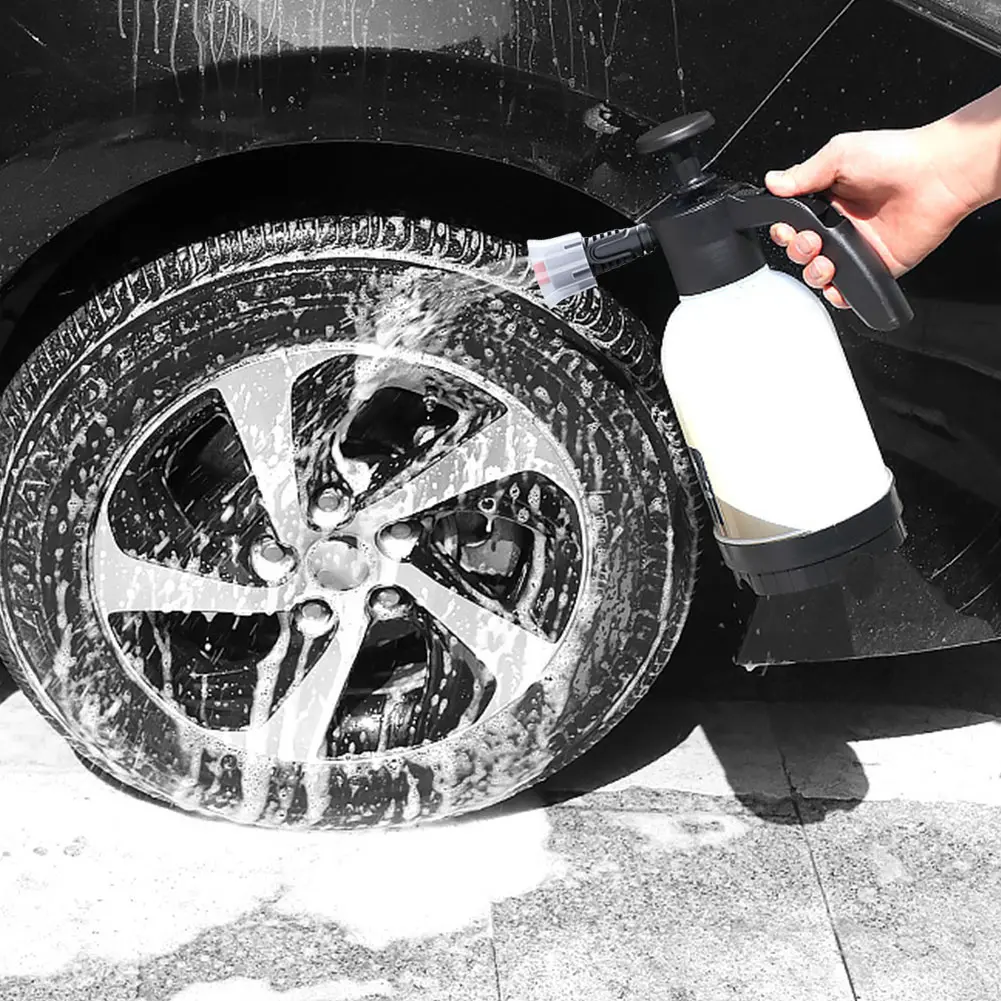 1.5/2L Car Washing Foam Sprayer Home Cleaning Hand Pump Foam Sprayer Tools USB Rechargeable Car Washing Electric Water Gun