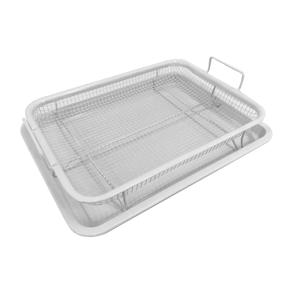 Stainless Steel French Fries Basket Heat-resistance Square Chips Fry Baskets Multi-function Gadgets Tools Air Fryer Accessories