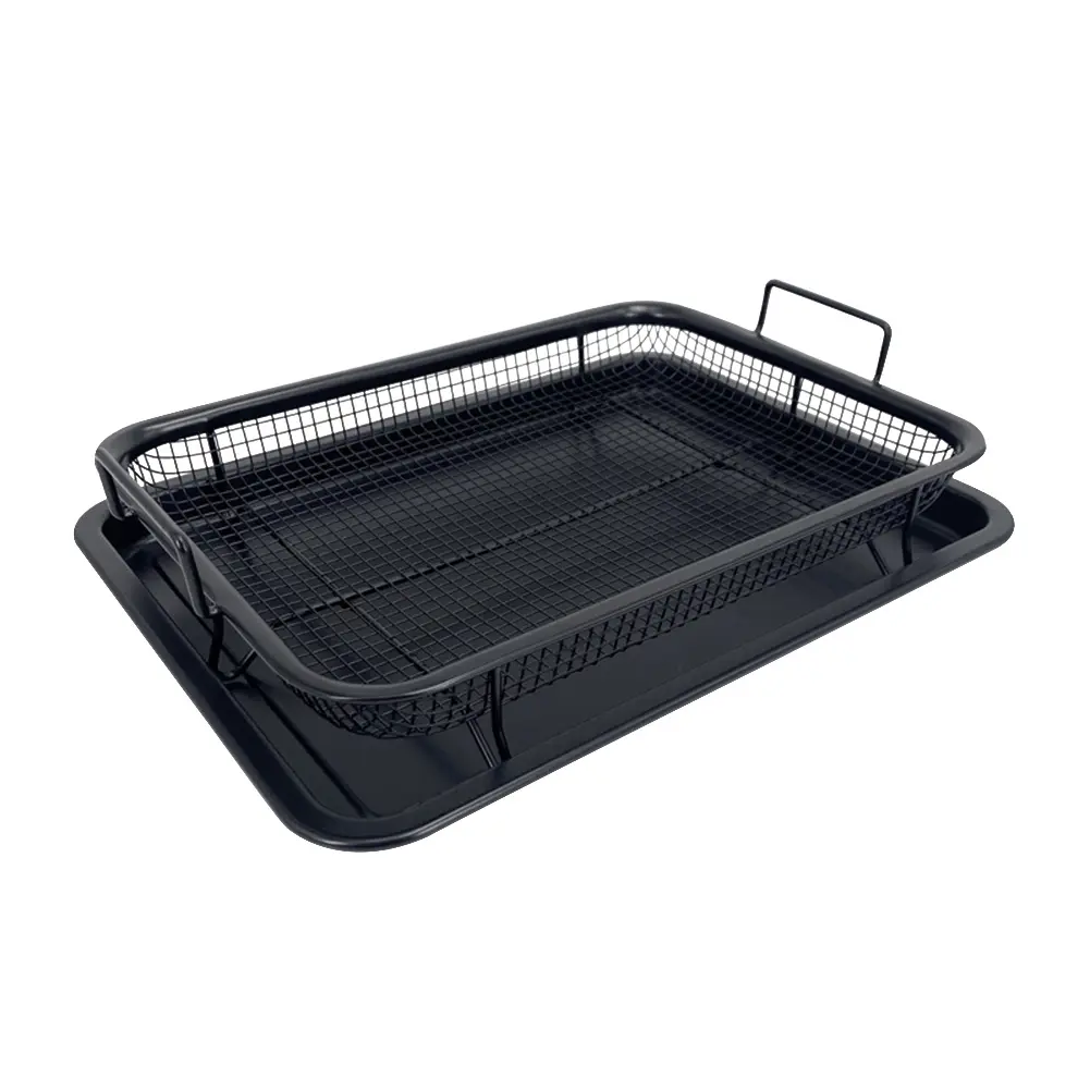 Stainless Steel French Fries Basket Heat-resistance Square Chips Fry Baskets Multi-function Gadgets Tools Air Fryer Accessories
