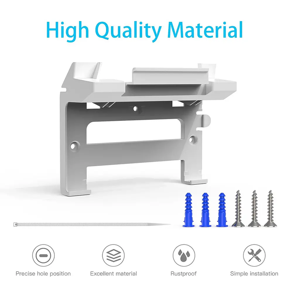 Starlink Gen 3 Router Mount and Power Supply Wall Bracket Space Saving 2 in 1 Design for Optimal Fit