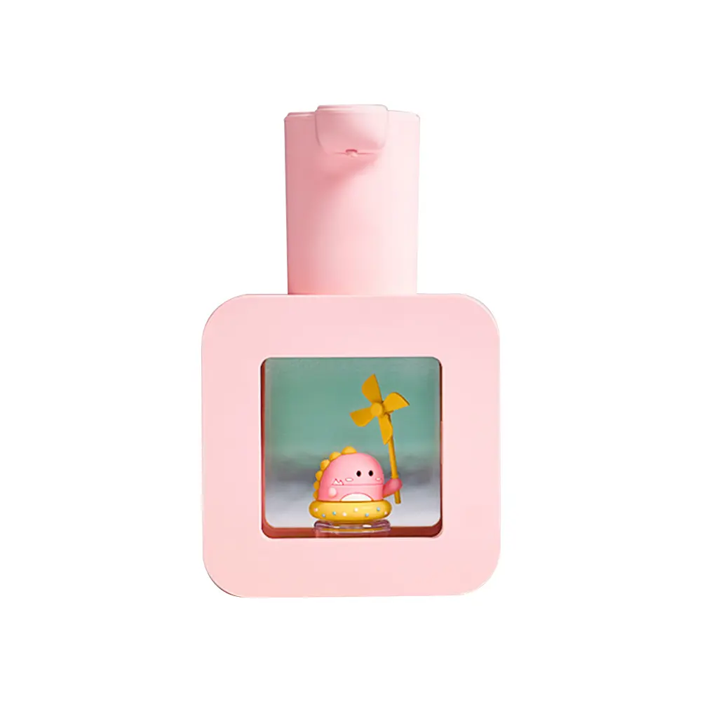 Cartoon Cute Pet Liquid Soap Dispensers USB Charging Liquid Foam Dispensers Wall Mounted Touchless Sensor for Hotel Wash Basin