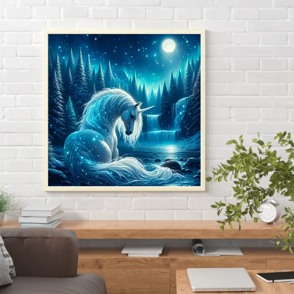 Cartoon 5D DIY Full Drill Round Diamond Painting Kit for Home Wall Decoration