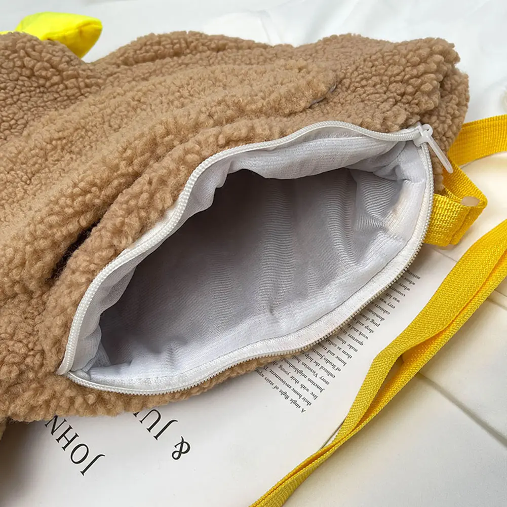 Fashion Hen Shape Plush Shoulder Crossbody Messenger Bag Women Cartoon Handbags