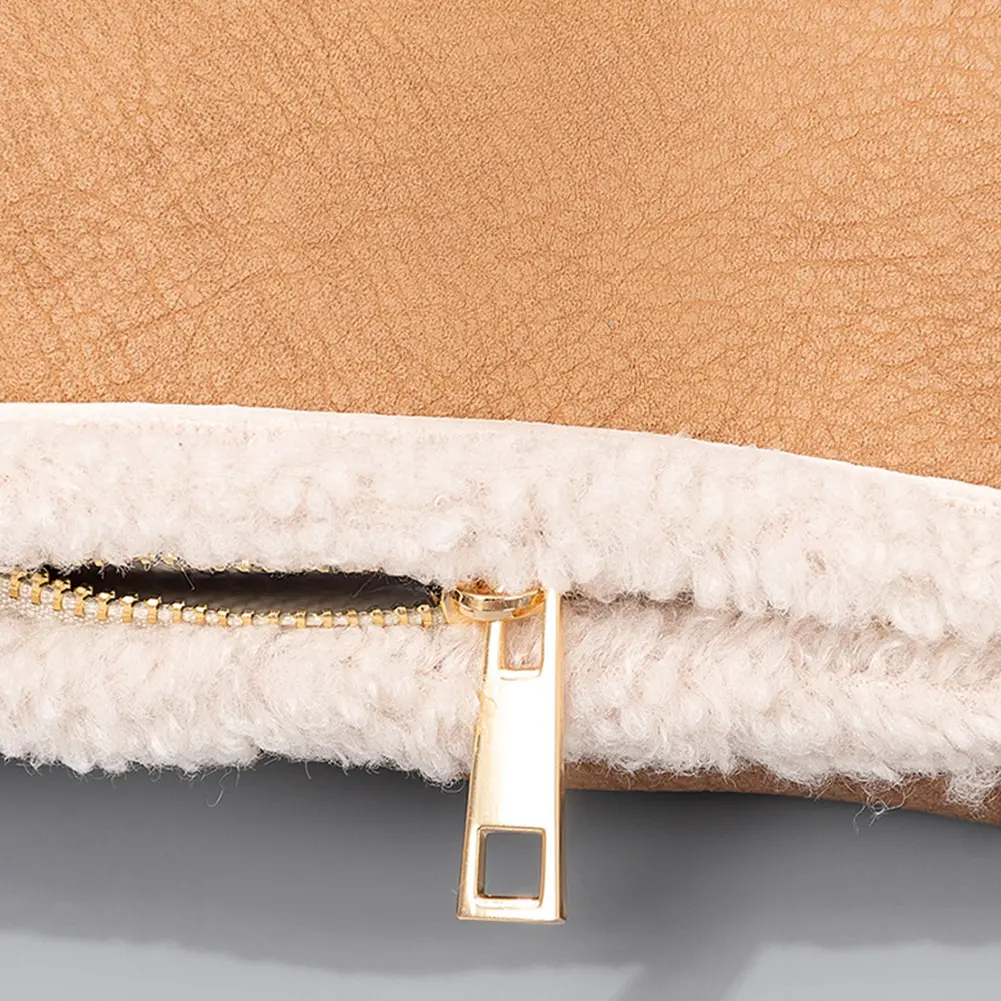 Women PU Leather Shoulder Bag Solid Color Underarm Bag Trendy Handbag Satchel Bag for Work Travel Shopping