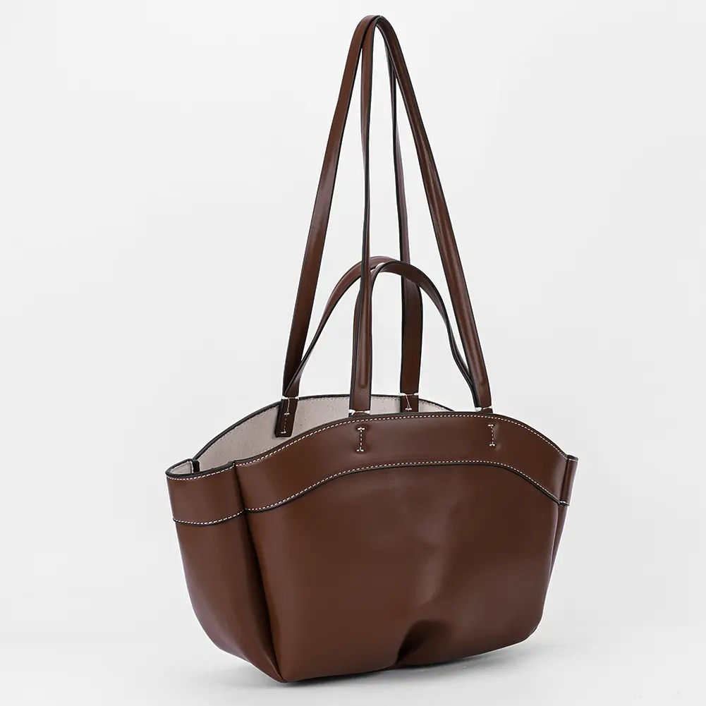 Tote Bag for Women Large Capacity Shoulder Bag PU Leather Commuting Bag Shopping Travel Bag
