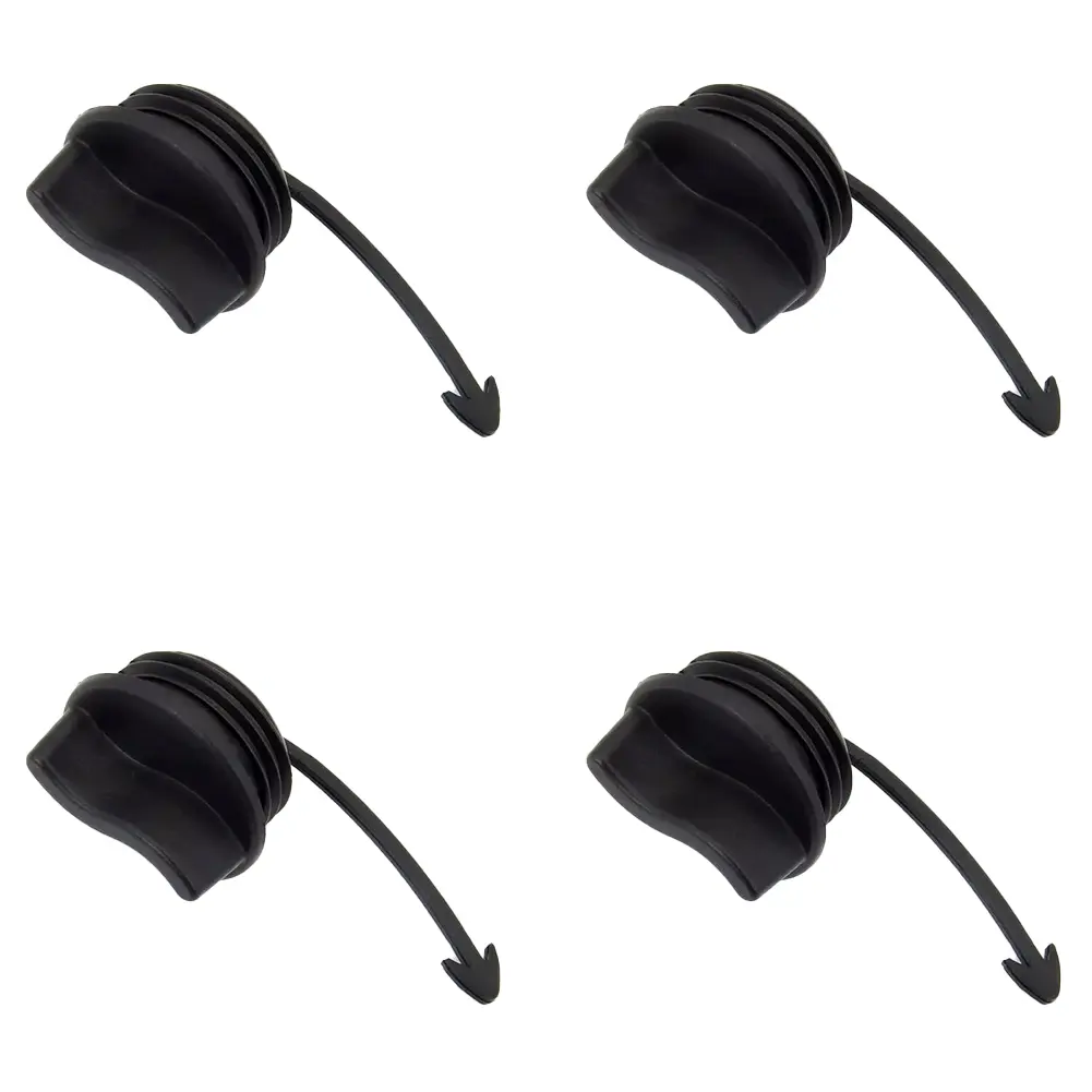 4Pcs Drain Plug Assembly 292001352 292001320 292002024 Black Drain Plug & O-Ring Compatible with SeaDoo Spark RXT GTI GTX Wake